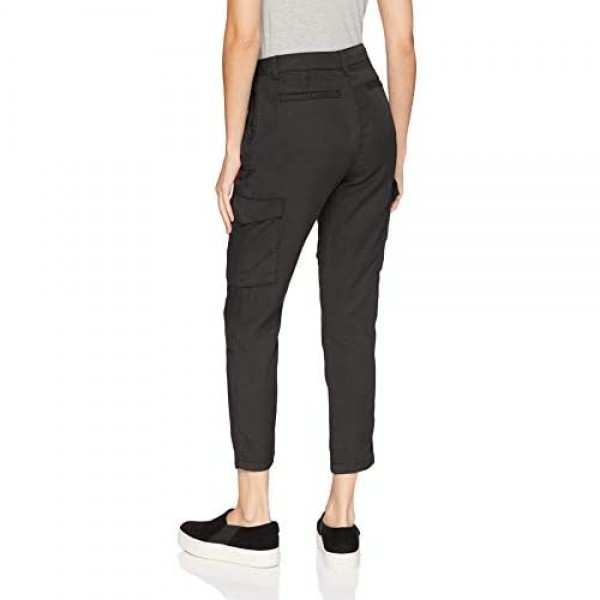 Brand - Daily Ritual Women's Lyocell Slim Fit Patch Pocket Cargo Pant