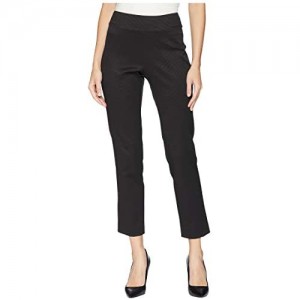 Krazy Larry Women's Pull-On Pique Ankle Pants