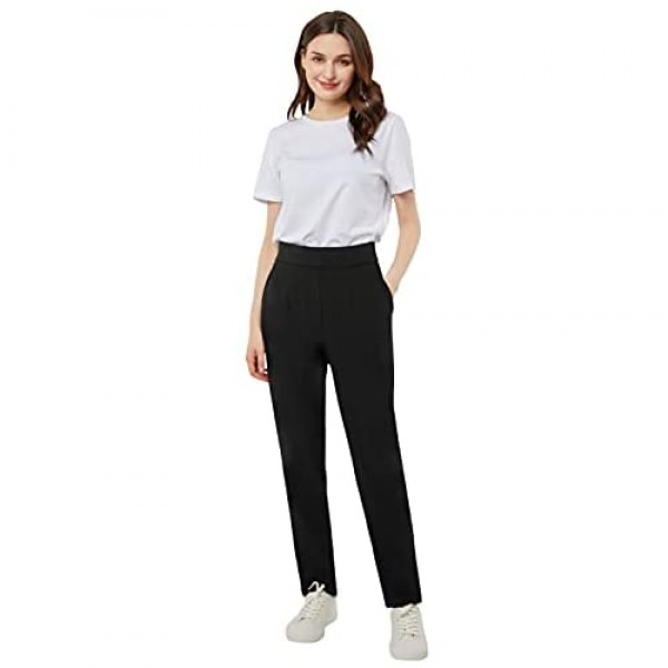 May You Be Women’s Business Casual Stretch Slim Work Pants with Pockets