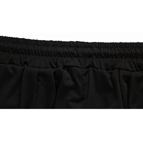 Mopatiper Women's Elastic Waist Wide Leg - Solid Soft - Casual Palazzo Capri Culottes Pants