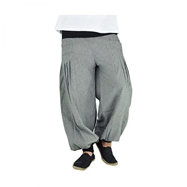 virblatt - Harem Pants for Women | 100% Cotton | Indie Pants Aladin Hippie Pants Genie Pants Indie Clothes Patchwork