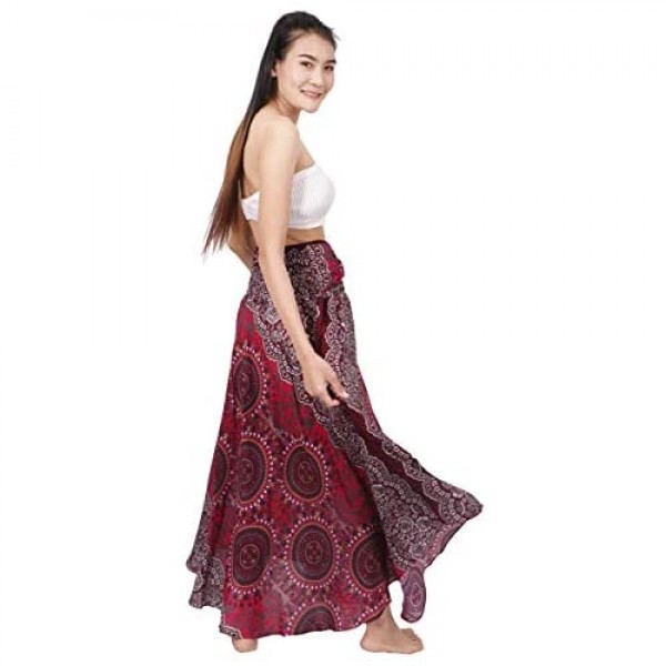 Banjamath Women's Long Bohemian Style Gypsy Boho Hippie Skirt