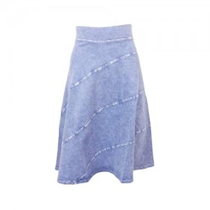 Hard Tail Forever A-Line Circle Skirt Knee Length and Flairy Style W-555