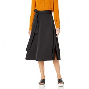 kensie Women's Matte Shine Midi Skirt