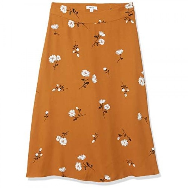 kensie Women's Mid-Century Floral Midi Skirt