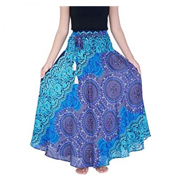 Lannaclothesdesign Women's 37 Long Maxi Skirt Bohemian Gypsy Hippie Style Clothing