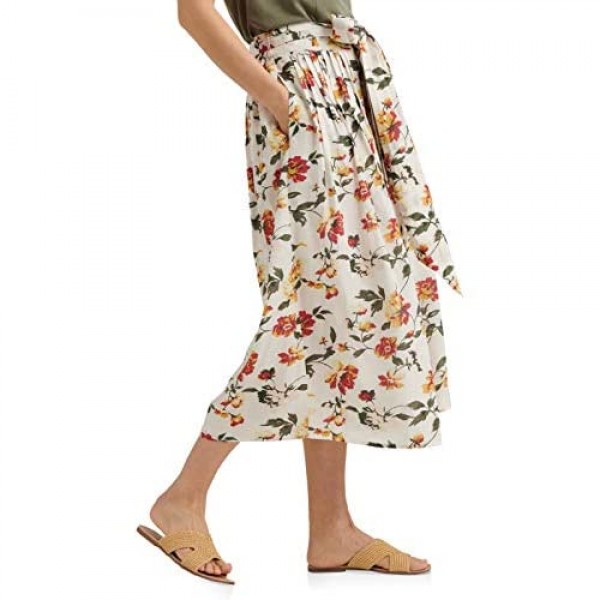 Lucky Brand Women's Long Floral Printed Sadie Skirt