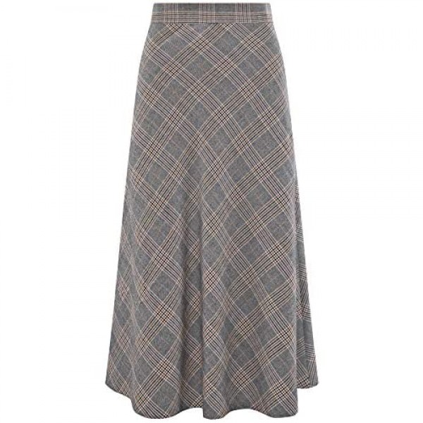 oodji Collection Women's A-Line Midi Skirt