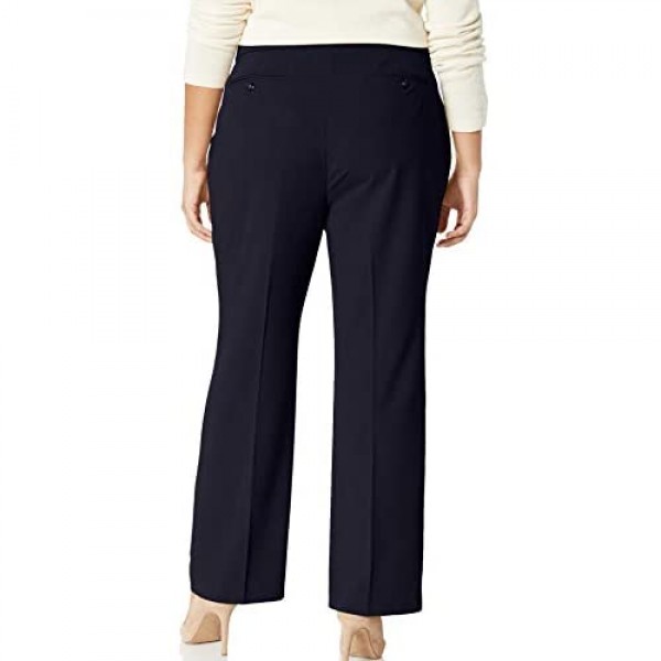 Brand - Lark & Ro Women's Plus Size Bootcut Trouser Pant: Curvy Fit