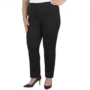 jules & leopold Women's Plus Size Slim Leg Techno Crepe Pant