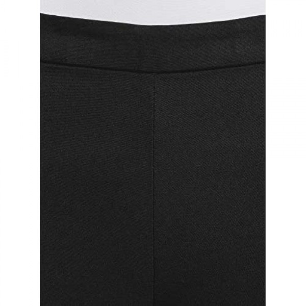 oodji Collection Women's Slim-Fit Trousers with Side Zipper