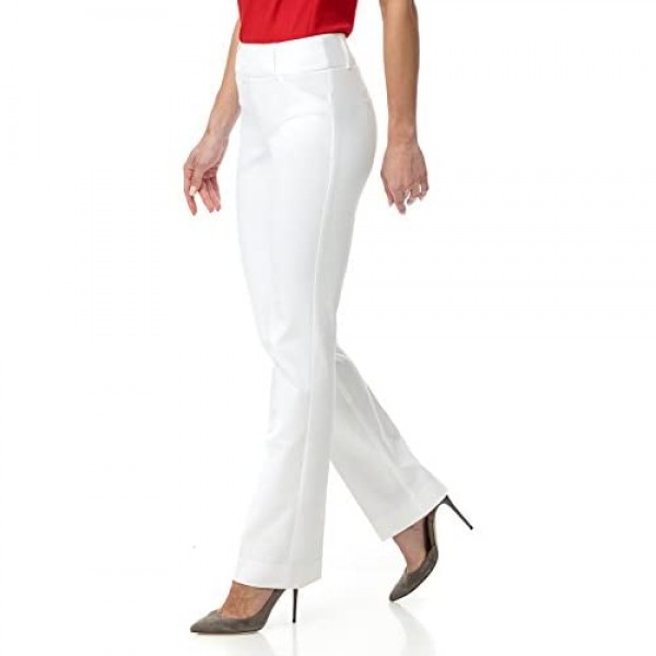 Rekucci Women's Smart Chic Bootcut Pant in Ultimate 4-Way Stretch Cotton