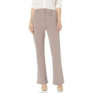 Seek No Further by Fruit of the Loom Women's High Waisted Pleated Fit and Flare Pants