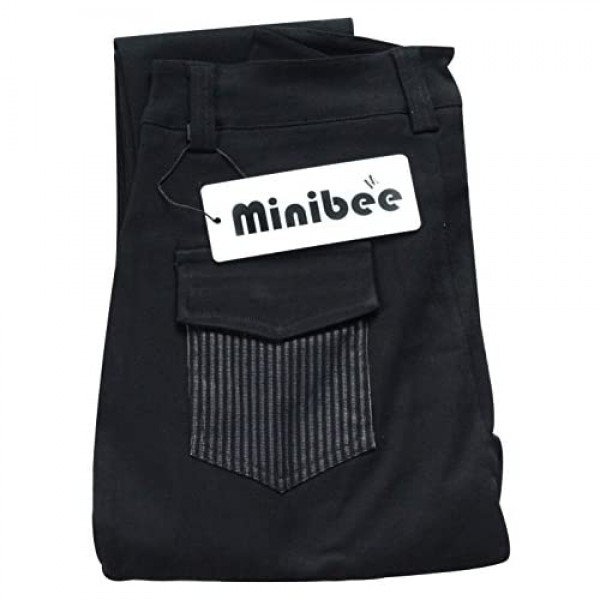 Minibee Pernalized Punk Street Style Harem Pants Patchwork Zipper Pockets