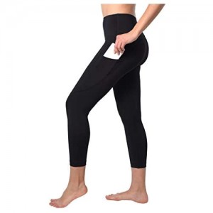 90 Degree By Reflex High Waist Squat Proof Yoga Capris with Side Pocket