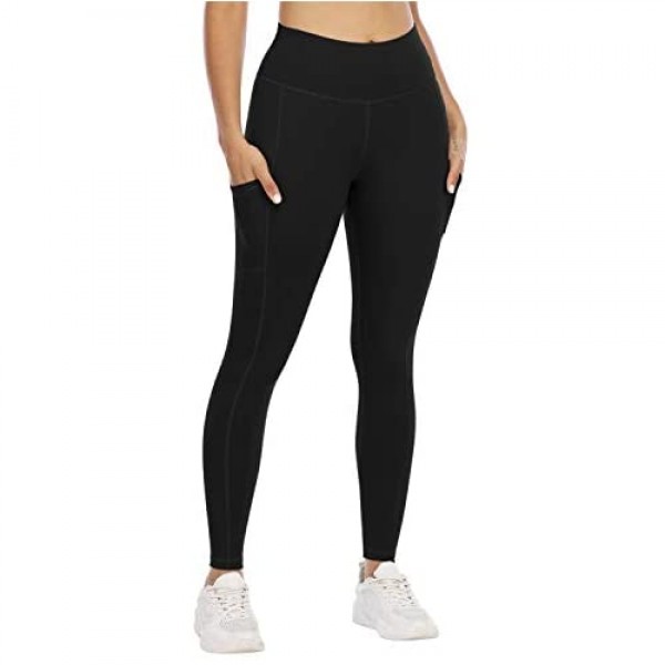 ATHVOTAR Yoga Pants with Pockets for Women High Waisted Workout Leggings with Pockets