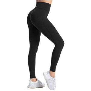 coastal rose Women's Yoga Pants Comfy Brushed 7/8 Length High Waisted Workout Leggings Sport Tights with Inner Pocket