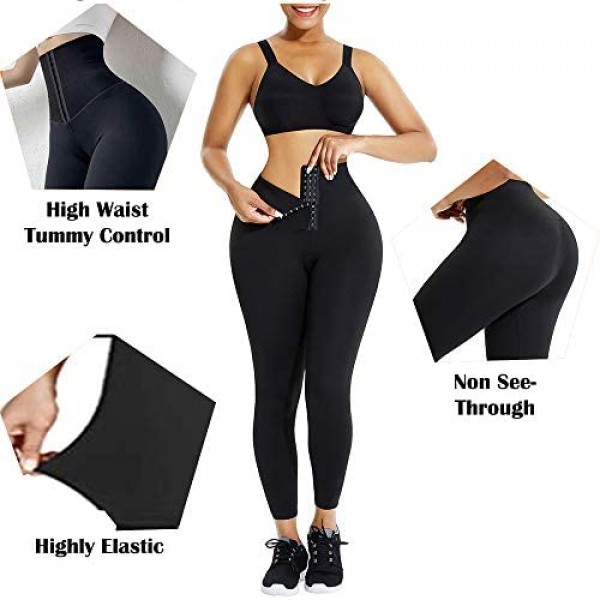 HerBose Tummy Control Leggings for Women | High Waisted Yoga Leggings with Tummy Control Waist