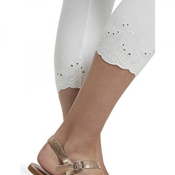 HUE Women's Fashion Cotton Capri Leggings Assorted