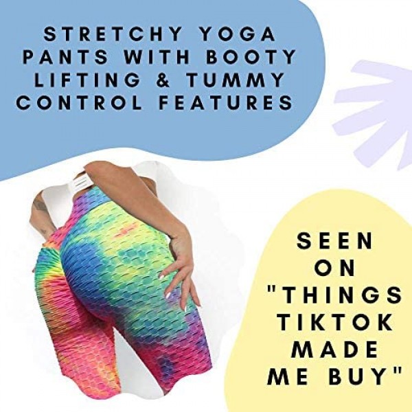 Leggings for Women Butt Lift - Scrunch Booty Lifting TikTok Workout Yoga Pants