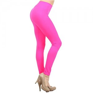 Neon Nation Colored Seamless Leggings Athletic Pants Costume Party Tights Quality