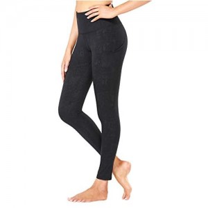 PHISOCKAT High Waisted Pattern Leggings with Pockets  Tummy Control 4 Way Stretch Women Yoga Pants