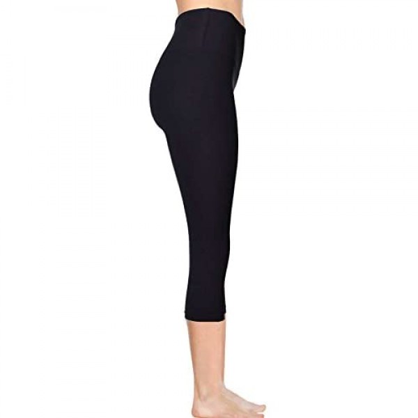 VIV Collection High Waisted Leggings Yoga Waistband Brushed Buttery Soft Workout Pants