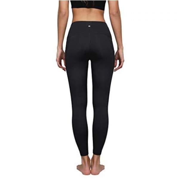 Yogalicious High Waist Ultra Soft 7/8 Ankle Length Leggings with Pockets for Women