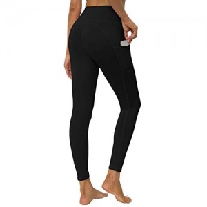 YUANRANER Leggings for Women High Waisted Workout Athletic Tummy Control Yoga Pants Compression Running Leggings with Pockets