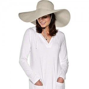 Coolibar UPF 50+ Women's Compact in A SNAP! Shelby Shapeable Poolside Hat