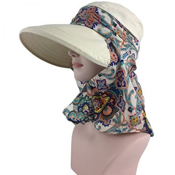 Lanzom Women Lady Wide Brim Cap Visor Hats Sun Protection Summer Sun Hats