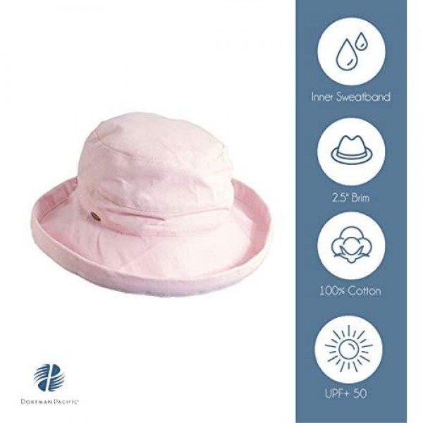Scala Women's Medium Brim Cotton Hat