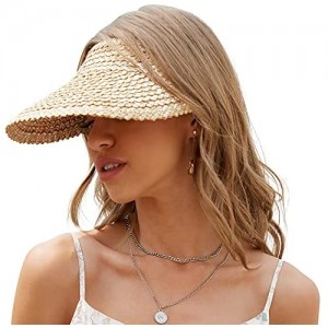 Sun Hats for Women  Straw Hats for Women  Beach Hats for Women  Straw Visors for Women  Made of Wheat Straw
