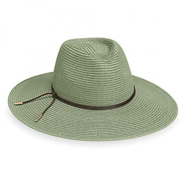 Wallaroo Hat Company Women’s Montecito Sun Hat – UPF 50+ Broad Brim Elegant Style Designed in Australia.