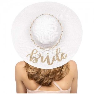 xo  Fetti Bride Sun Hat | Bachelorette Beach Gift  Bridal Favor  Honeymoon  Wedding  Engagement White  Gold