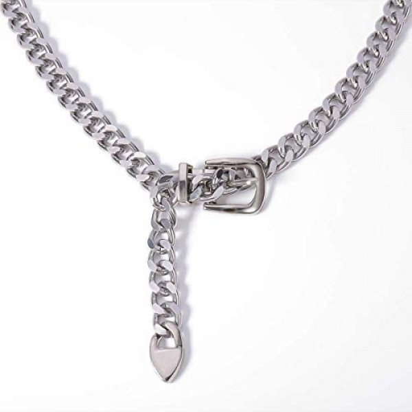 Belt Chains for Women L XL Gold/Silver/Leopard Tone Single Layer Rhinestone Waist Chain Jewelry for Women Teen Girls