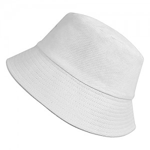 Bucket Sun-Hat Solid Cotton Foldable - Summer Fisherman Hats Unisex Medium