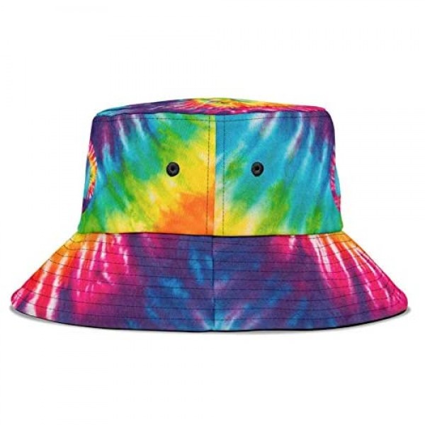 Dinosaur Bucket Hat for Women Cool Print Sun Hats Beach Hat Breathable Packable Reversable