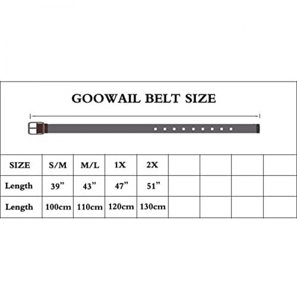 Goowail Two Row Grommets Belts for Women Double Pin Buckle PVC Material Strap