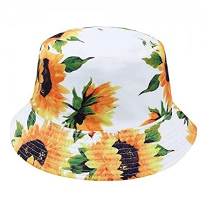 GREEVIS Unisex Bucket Hat for Women Men Teens Packable Summer Travel Bucket Beach Sun Hat Outdoor Cap