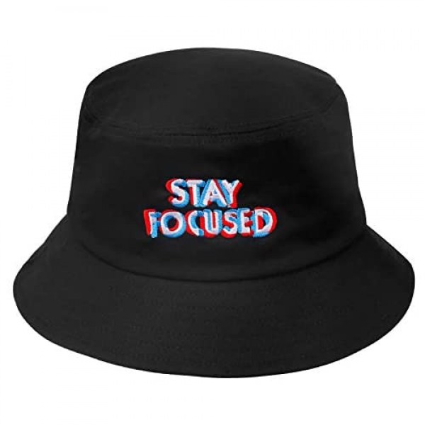 GuanGu Bucket Hats for Women Black Bucket Hat for Men Mens Bucket Hats in Summer for Beach Outdoor Travel Fishing