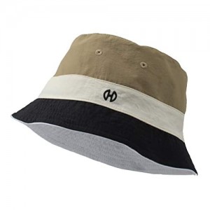 HH HOFNEN Cotton Bucket Hat Summer Travel Beach Sun Hat Double-Sided Embroidery Outdoor Cap for Men Women