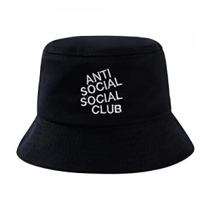 JYHOPE Bucket Hat for Women Unisex Letter Embroidery Hat Packable Daily Visor Caps