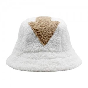 LuLezon Appa Bucket Hat White Fishing Caps Faux Fur Bucket Hats Women Winter Costume Dress Up Cap Unisex Warm Winter Hats