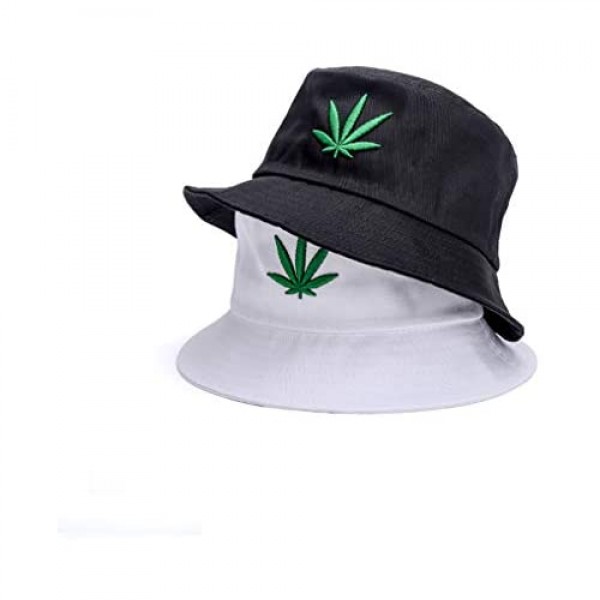 Marijuana/Weed Bucket-Hat Sun Protection-Fisherman Packable Fishing Cap