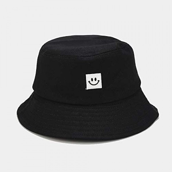 Mealah Bucket Hat Smile-Face Packable Summer - Unisex Travel Fisherman Hat
