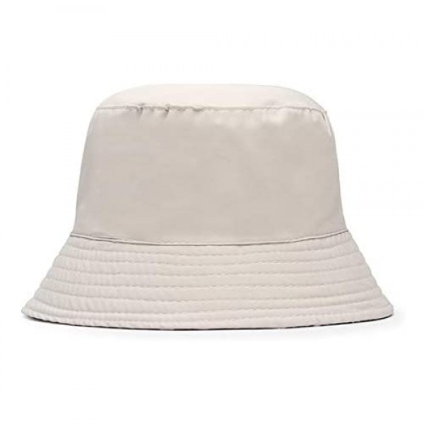 Reversible Plaid-Bucket Hats Women Sun Hat Fisherman-Packable