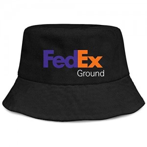 Salahe Unisex -Funny-Ground-Express- Cotton Solid Color UPF50 UV Boonie Beach Bucket Hat Cap