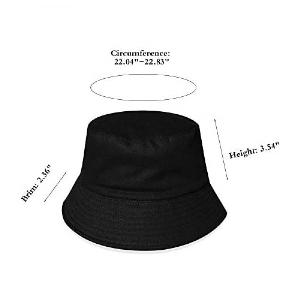 Sun-Hat Solid Bucket-Hat for Unisex Outdoor - UV Protection Foldable Fisherman Cap