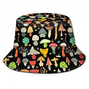 Unisex Fashion Bucket Hat Summer Fisherman Cap Snake Character Wildlife Sun Hat